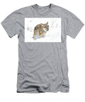 A Coyote Winter Playground Athena Mckinzie T-Shirt