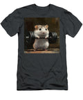 A Determined Hamster Lifts a Heavy Barbell Showcasing Strength Yujin Cahrli T-Shirt