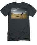 A Donkey and 2 Long Horns Graze Dave Shafer T-Shirt