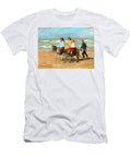 A Donkey Ride on the Beach of Scheveningen 1900 Digital Remastered Isaac Israels T-Shirt