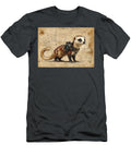 A Ferret with a Tracking Device 1 Steampunk Ferret Art Cortez Schinner T-Shirt