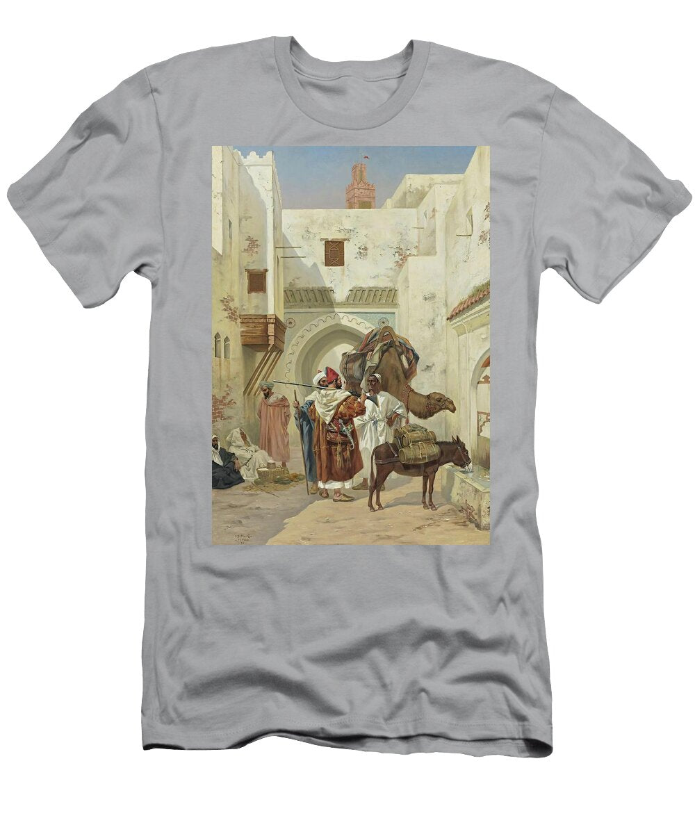 A Gathering Outside the City Walls Albert Joseph Franke T-Shirt
