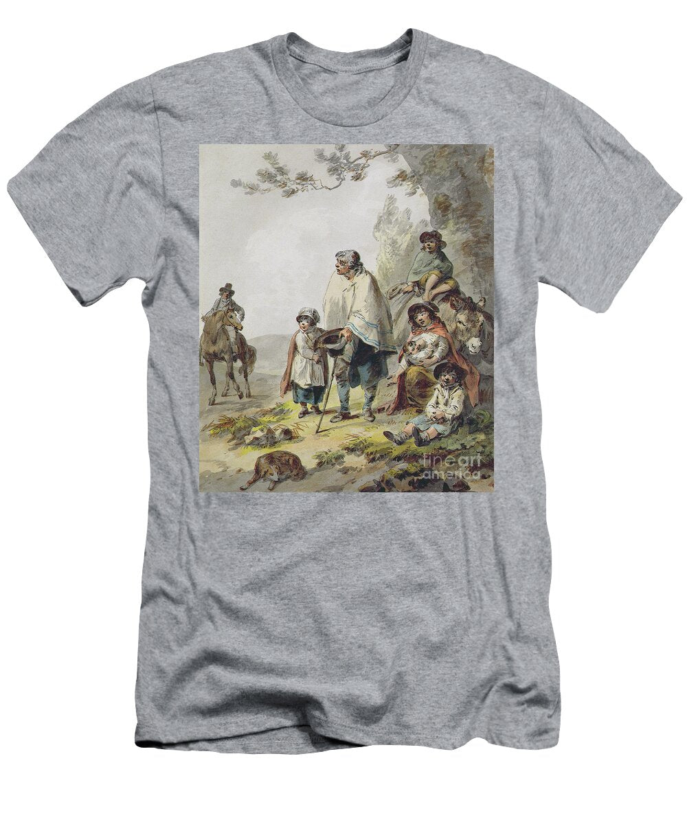 A Gypsy Family Julius Caesar Ibbetson T-Shirt