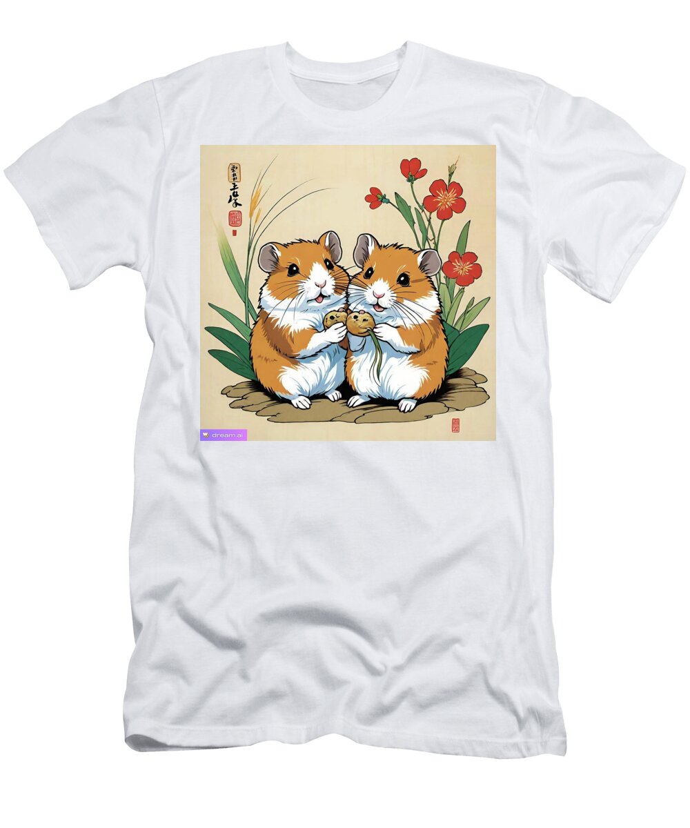 A I Asian Lunch with the Hammies Denise F Fulmer T-Shirt