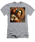 A Lady and Her Ferret Lauren Leigh Hunter Photography and Digital Art T-Shirt