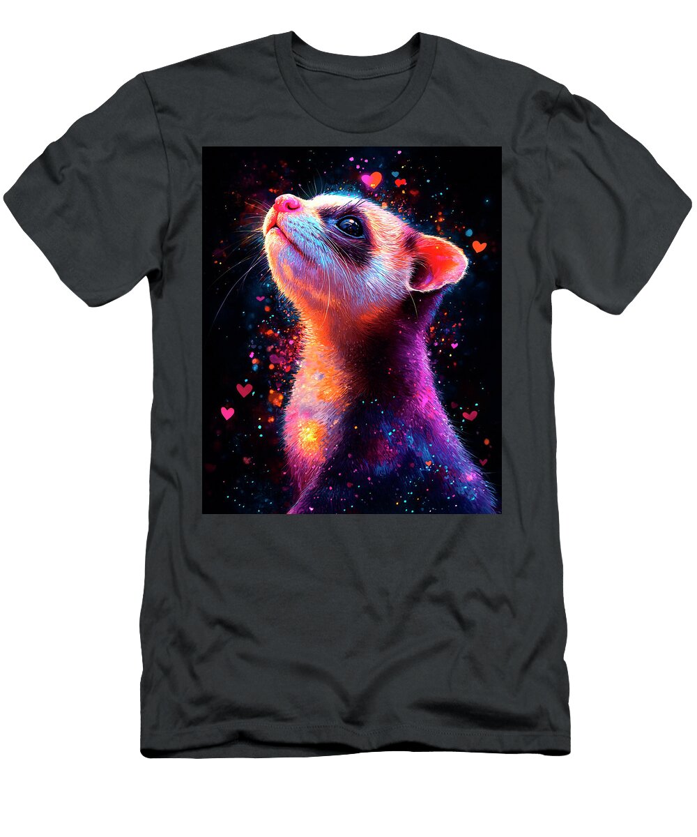 A Lively Ferret Dance Rhys Jacobson T-Shirt