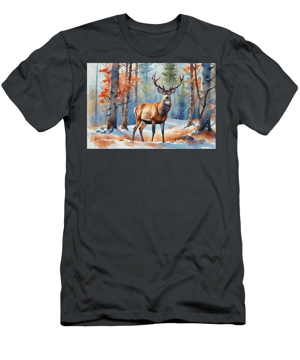 A Majestic Deer Manjik Pictures T-Shirt