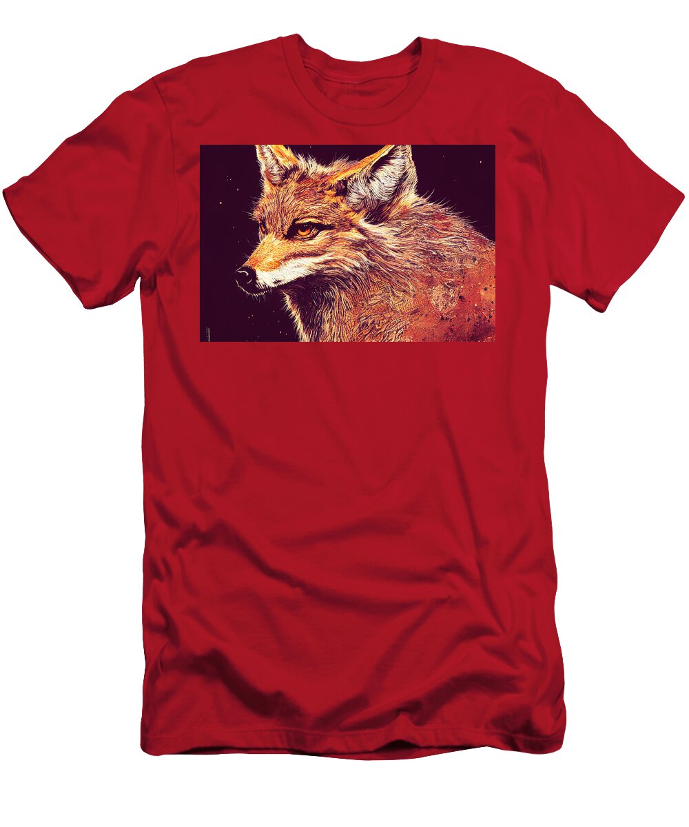 A Very Detailed Full Portrait of Plains Coyote Beauti 690ebe645a 264556305 645633 Bade Celestial Images T-Shirt