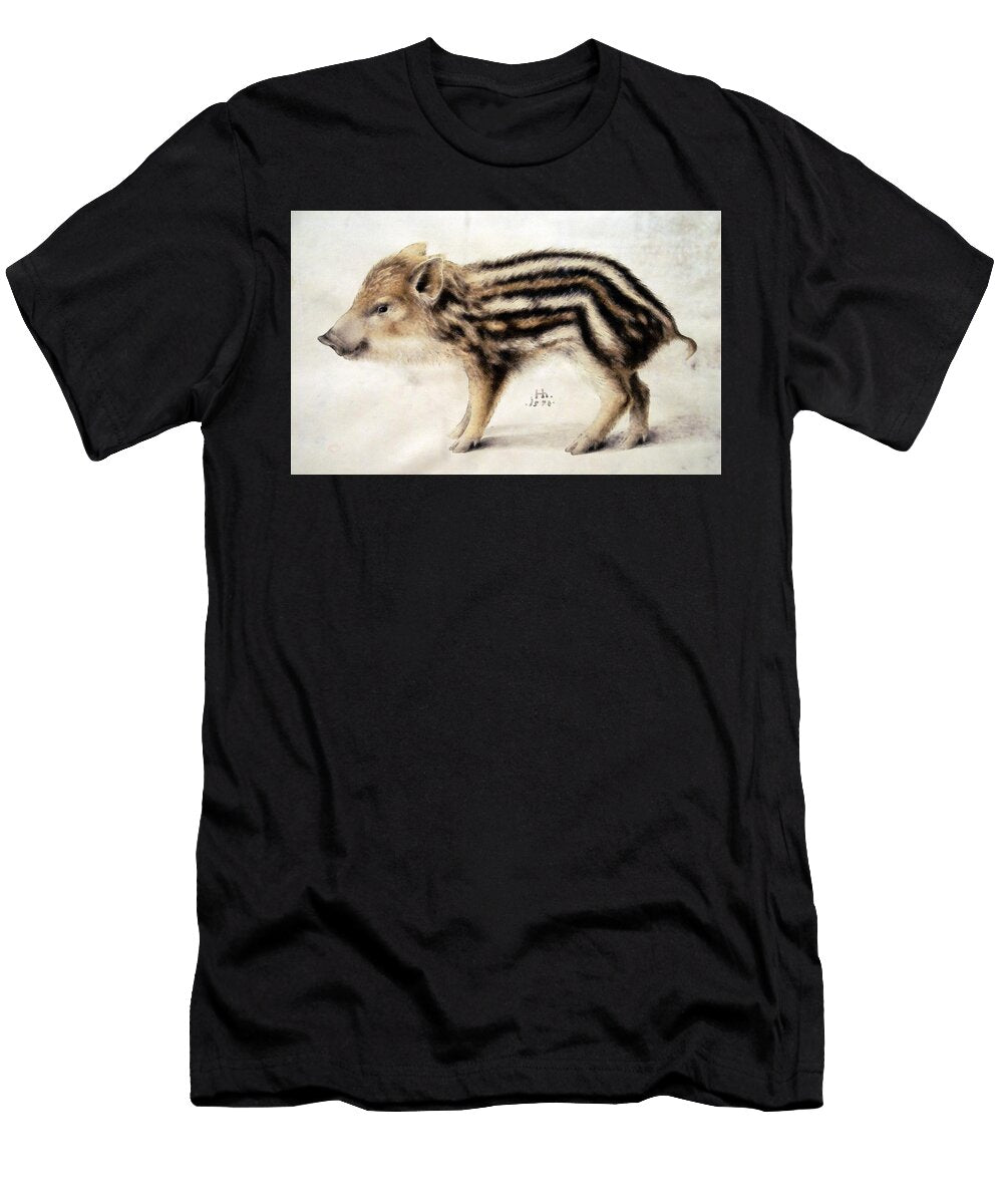 A Wild Boar Piglet Hans Hoffmann T-Shirt