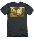 A Wooded River Landscape with Figures on a Road Jan Wildens T-Shirt