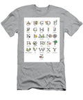 Abc Woodland Alphabet Sampler Pink Forest Cafe T-Shirt