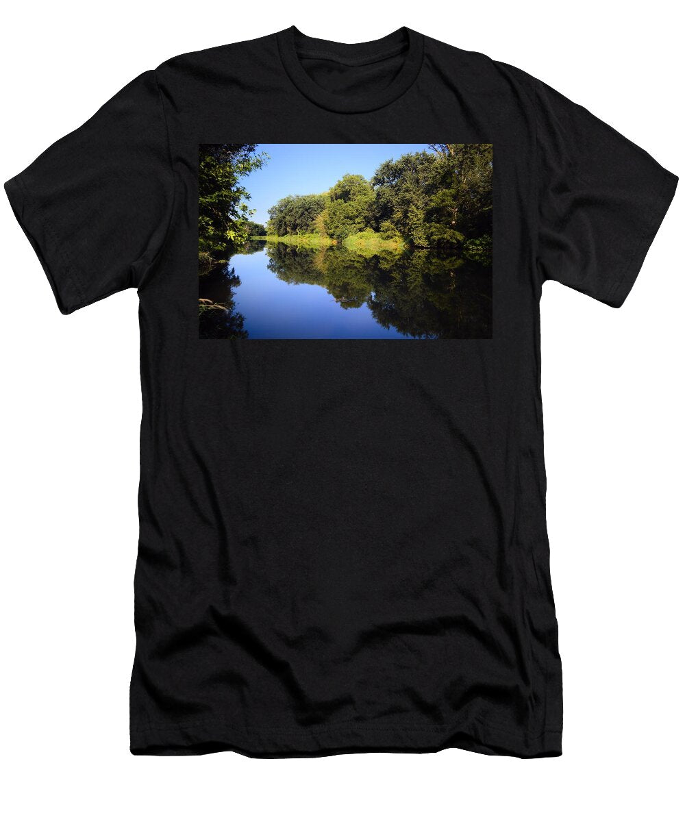 Above Beaver Meadows Dam Bonfire Photography T-Shirt