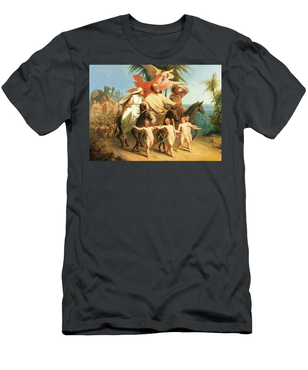 Abraham Sees the Promised Land According to Genesis 12 1 7 After Julius Schnorr Von Carolsfeld T-Shirt