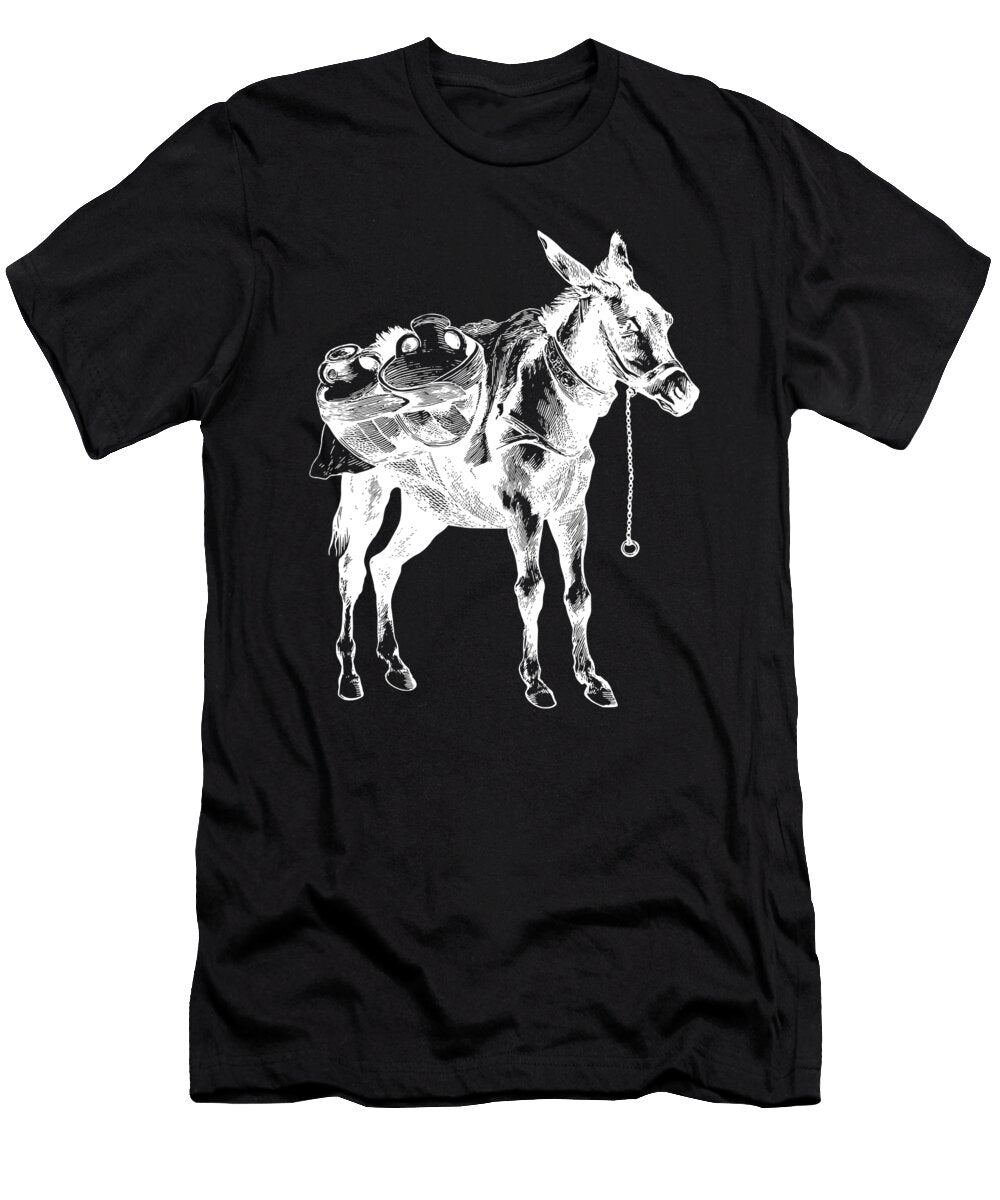 Abstract Donkey Illustration Calnyto T-Shirt
