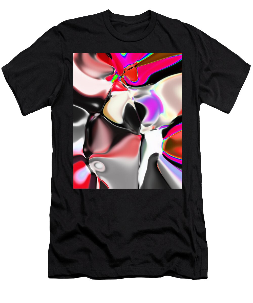 Abstract the Hungry Plug Floats Cheddar Martin Stark T-Shirt