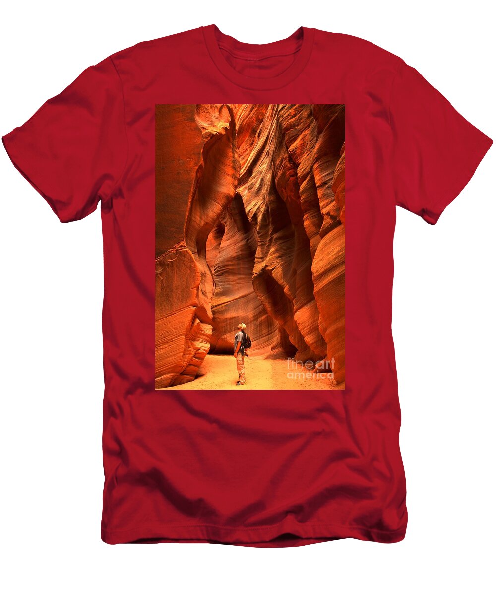 Adam Jewell in Buckskin Gulch Adam Jewell T-Shirt