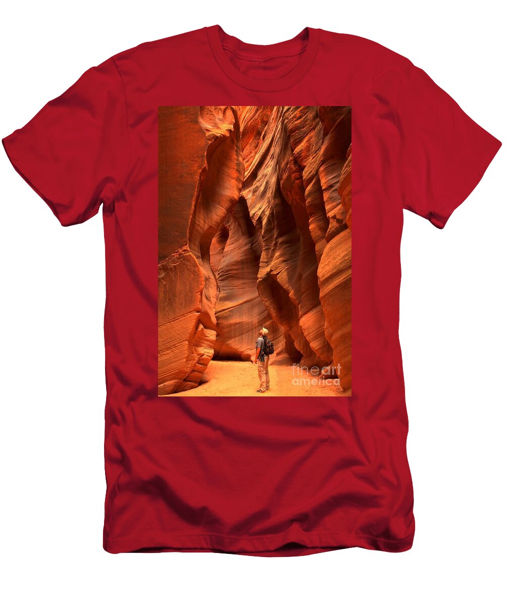 Adam Jewell in Buckskin Slot Canyon Adam Jewell T-Shirt