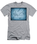 Adirondack and Beaver River Vintage Map and Survey 1879 Blue Carol Japp T-Shirt