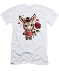 Adorable Donkey with a Rose Joanna Redesiuk T-Shirt