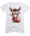 Adorable Donkey with Cupcake Joanna Redesiuk T-Shirt