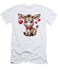 Adorable Donkey with Heart Decor Joanna Redesiuk T-Shirt