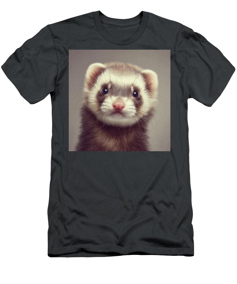 Adorable Ferret Close Up Esoterica Art Agency T-Shirt