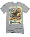 Adorable Ferret with Colorful Toys a Playful Portrait Grover Mcclure T-Shirt