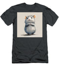 Adorable Fluffy Gray Hamster Standing Looking Up Kristy San T-Shirt
