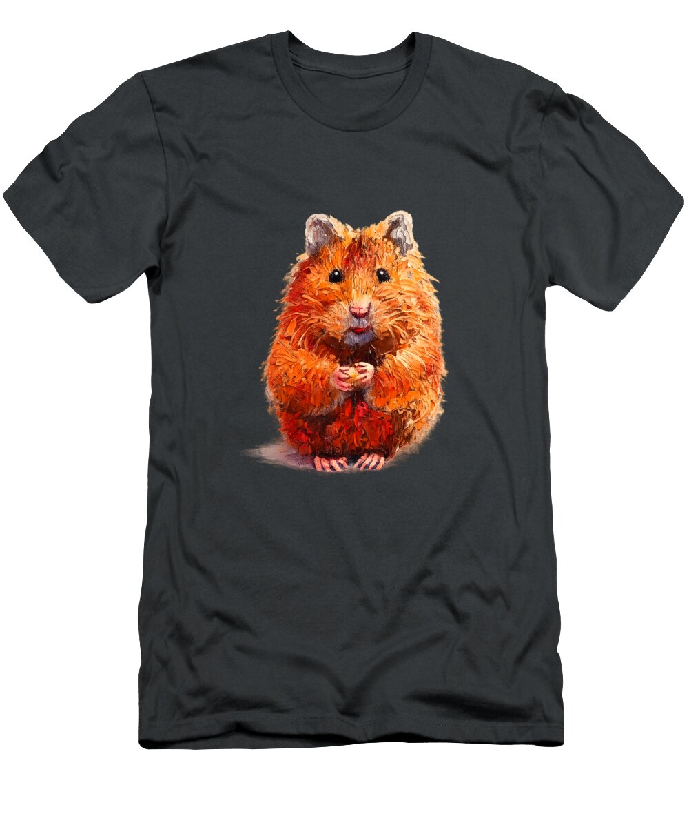 Adorable Fluffy Hamster Julia Strittmatter T-Shirt
