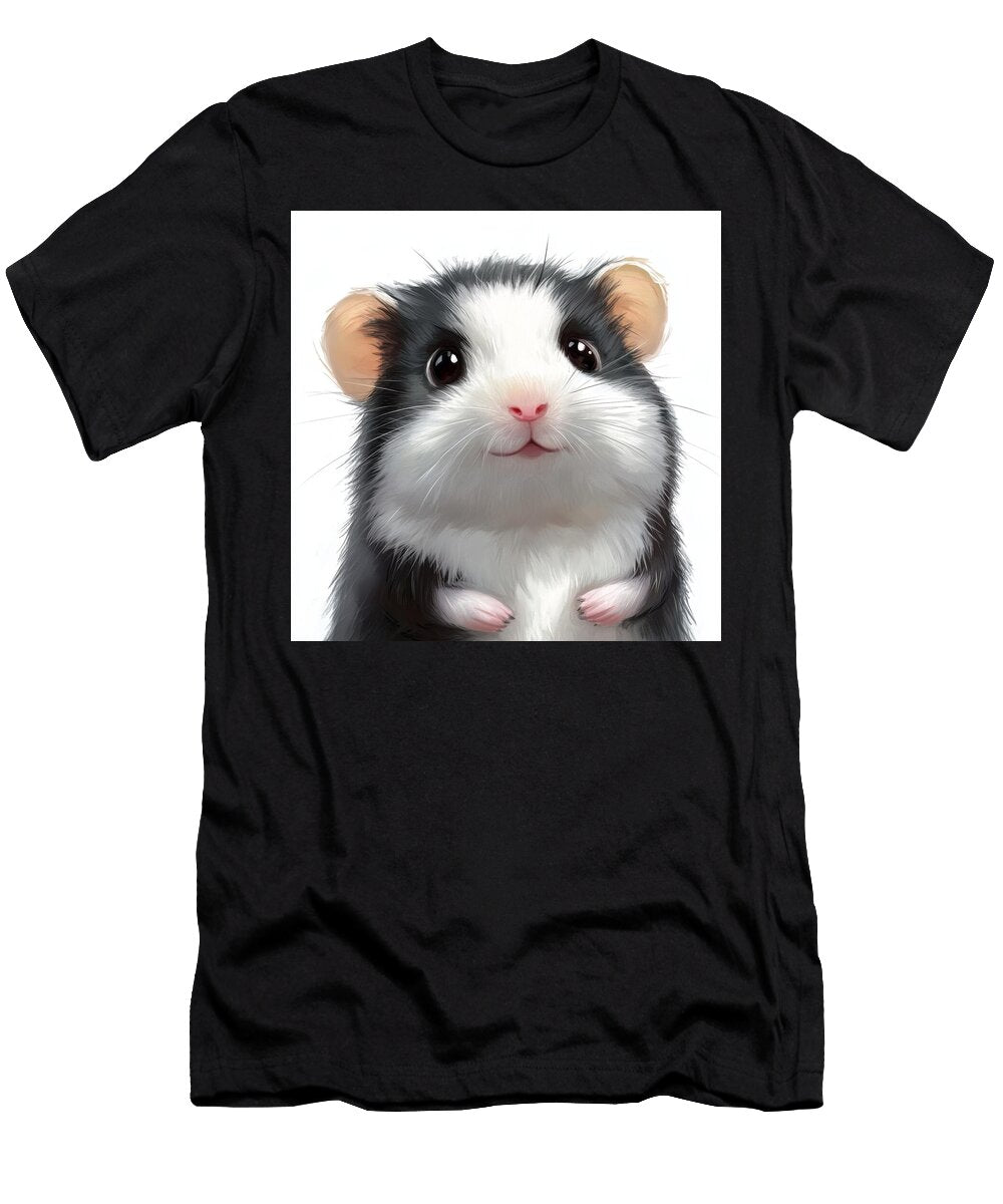 Adorable Hamster with Big Innocent Eyes Jodie Tamfa T-Shirt