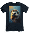Adorable Hedgehog Against a Vibrant Background Abel Bold T-Shirt