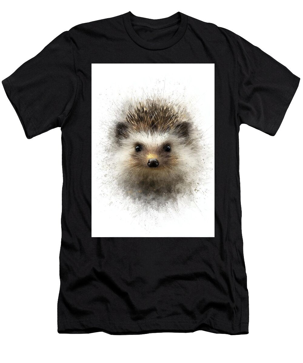 Adorable Hedgehog Portrait Cute Hedgehog Ethereal May Chaney T-Shirt