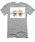 Adorable Little Mice Two Energetic Hamsters Watercolor Animal Art Giunia Sigworth T-Shirt