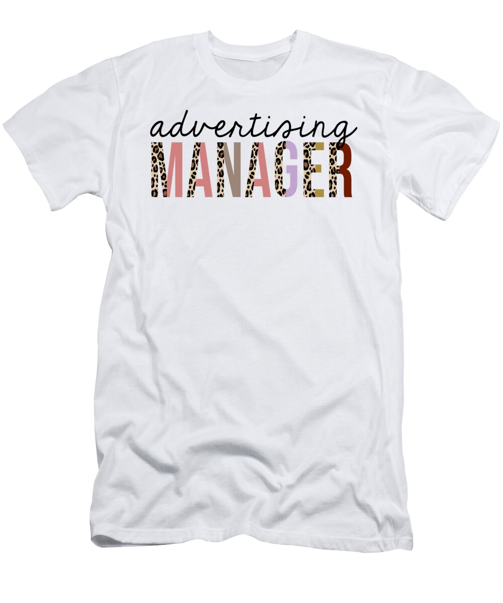 Advertising Manager Leopard Print Funny Jensen Cena T-Shirt