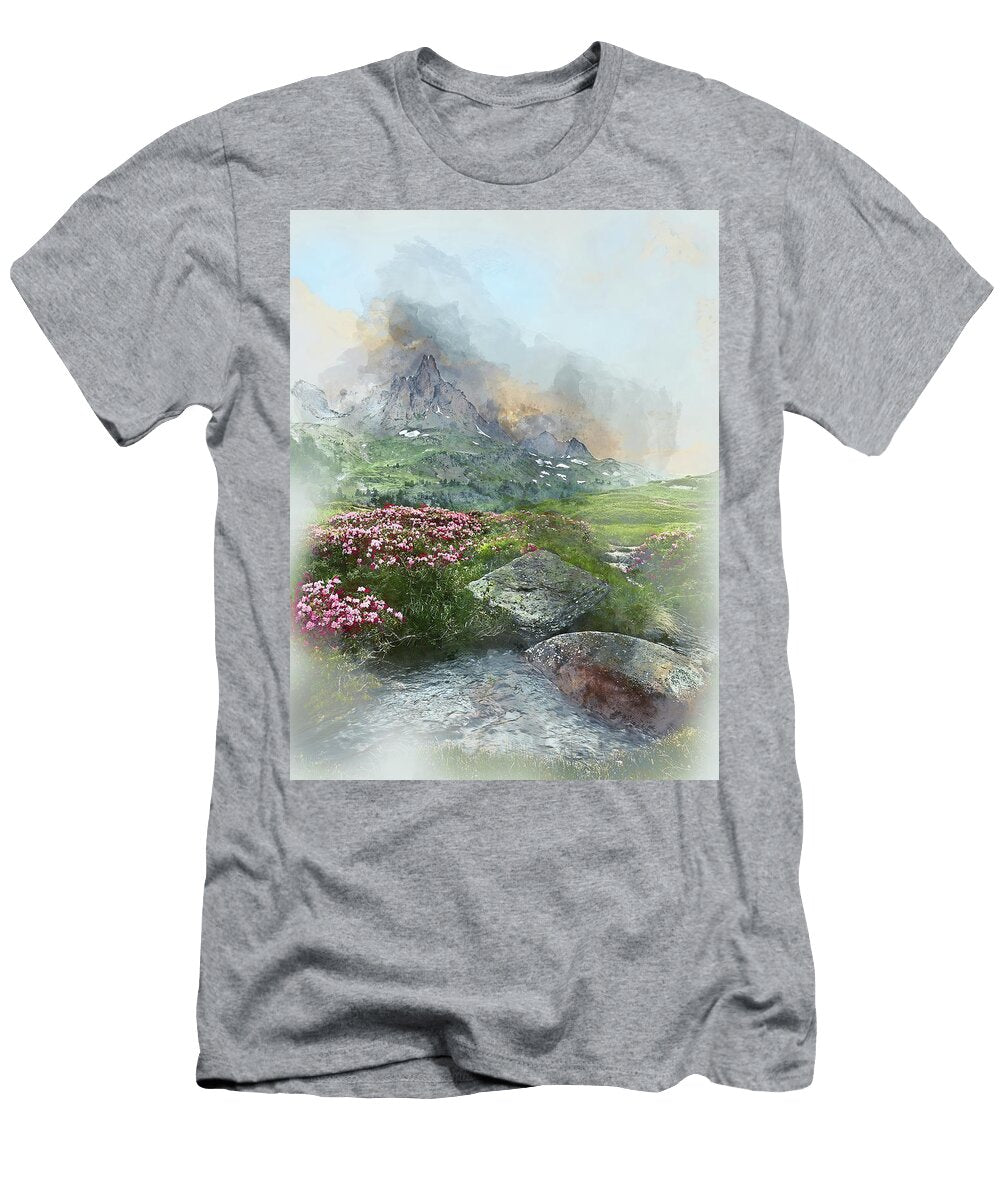 Afternoon Light in the Alps Ii Jon Glaser T-Shirt