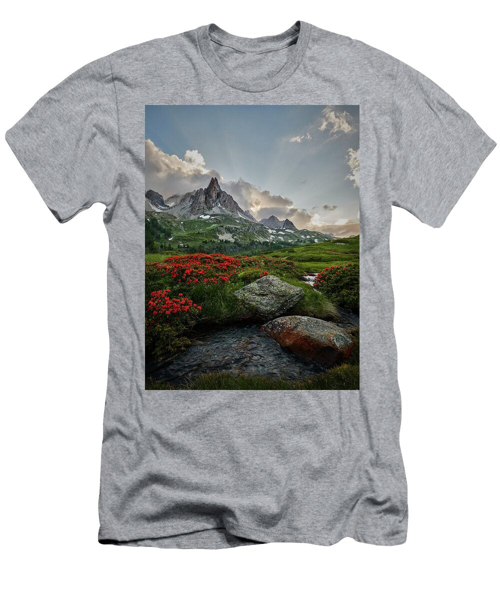 Afternoon Light in the Alps Jon Glaser T-Shirt
