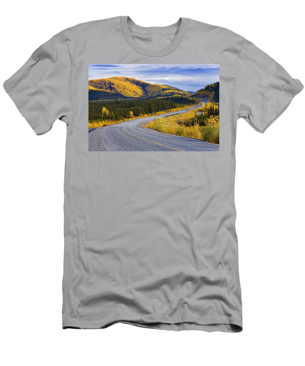 Alaska Highway Near Beaver Creek Yves Marcoux T-Shirt