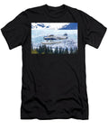 Alaska Seaplanes Beaver Landing in Front of Mendenhall Glacier in Juneau Alaska David Horn T-Shirt