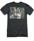 Alert Coyote in the Forest Parry Johnson T-Shirt