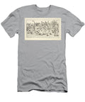 Alice and the Red Queen Play Croquet Illustration From Alices Adventures Under Ground 1886 Charles Lutwidge Dodgson T-Shirt