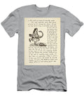 Alice Holding Her Ostrich Illustration From Alices Adventures Under Ground 1886 Charles Lutwidge Dodgson T-Shirt