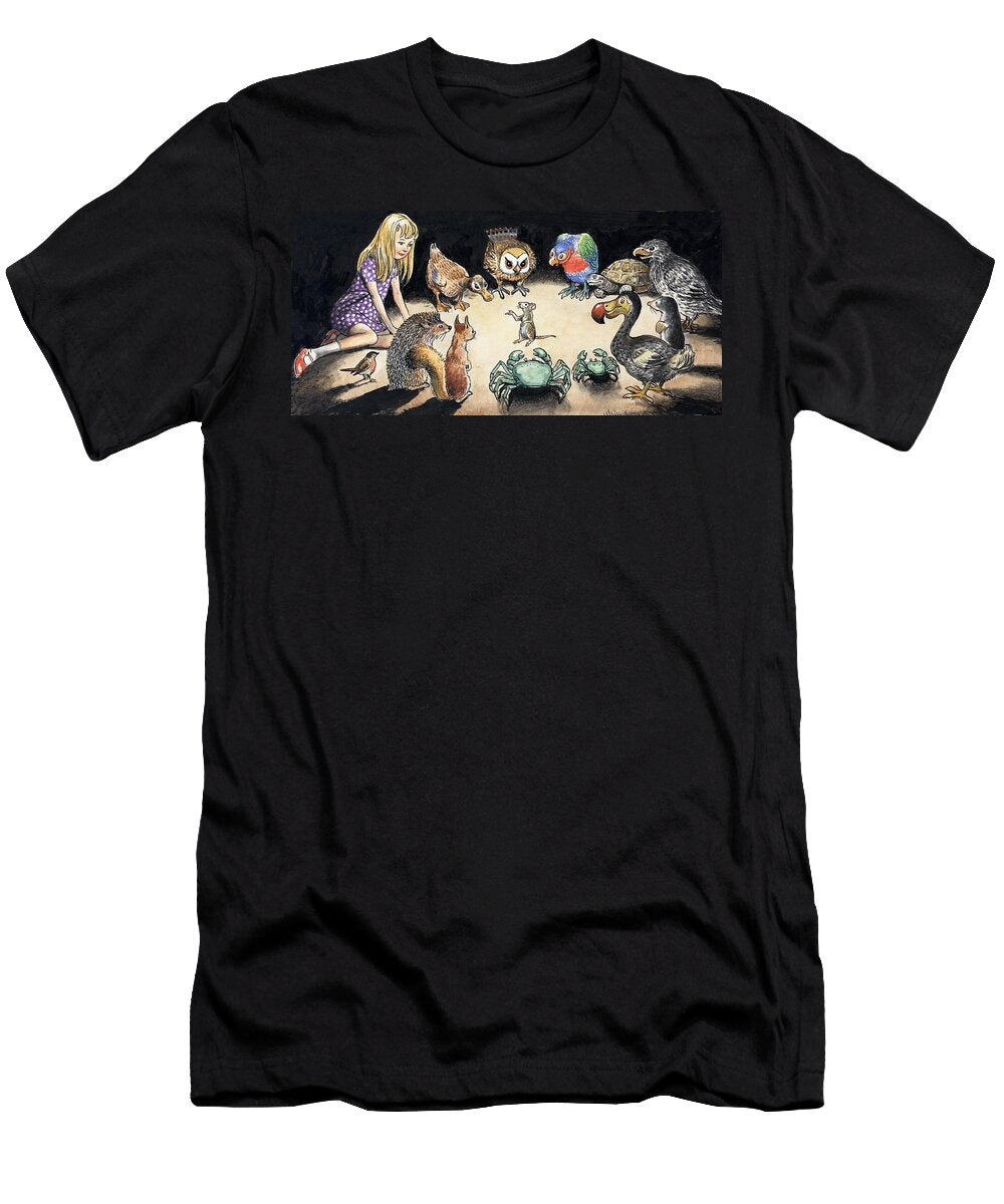 Alice in Wonderland and Friends Philip Mendoza T-Shirt