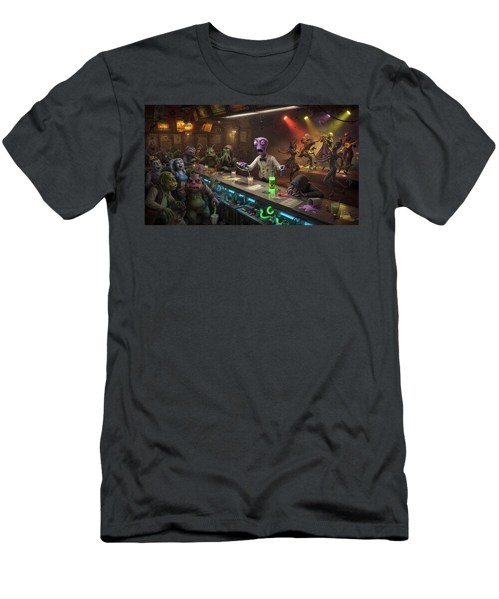 Alien Bar Scene with Musicians Tricky Woo T-Shirt