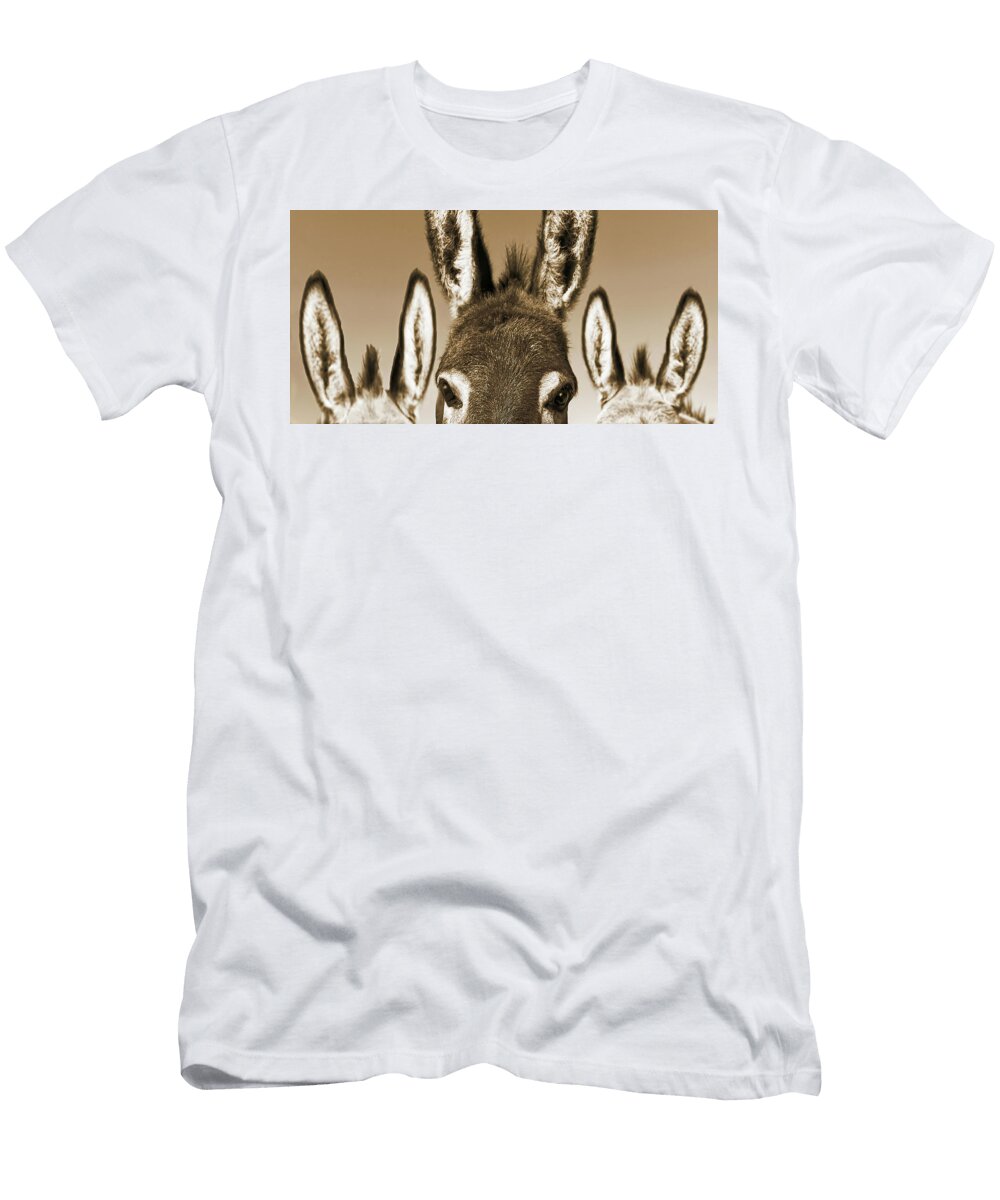 All Ears Panorama Sepia Don Schimmel T-Shirt