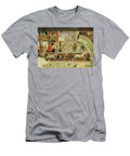 Allegory of April a Performance At the Borso Deste Square Detail of Horses and Donkeys Running 1469 70 Francesco Del Cossa T-Shirt