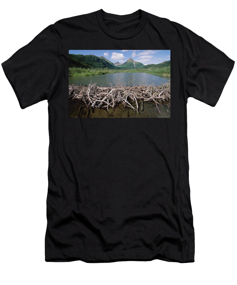American Beaver Dam Silver Horn Creek Gerry Ellis T-Shirt