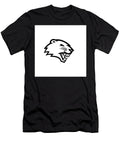 Angry North American Beaver Head Side View Mascot Black and White Aloysius Patrimonio T-Shirt