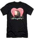 Animal Hedgehog Heart Valentines Day Gift Hedgehog Dhbubble T-Shirt