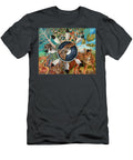 Animal Medicine Wheel Tina Heck T-Shirt