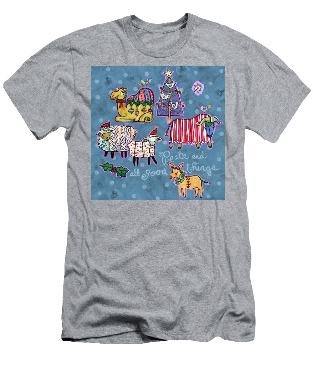 Animals of the Christmas Manger Jen Norton T-Shirt